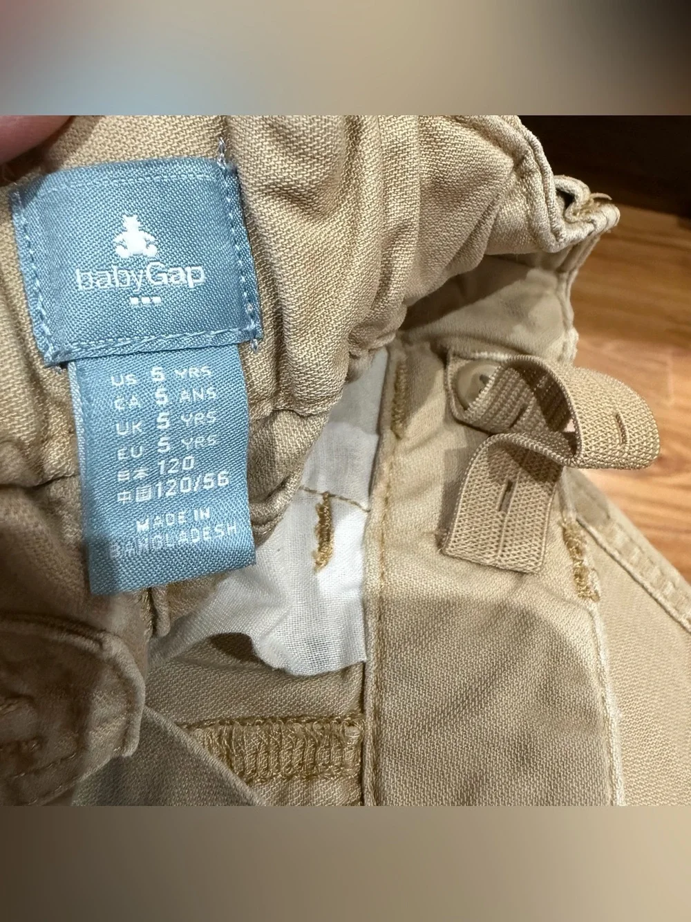 Preloved GAP Boys Khaki Cargo Shorts